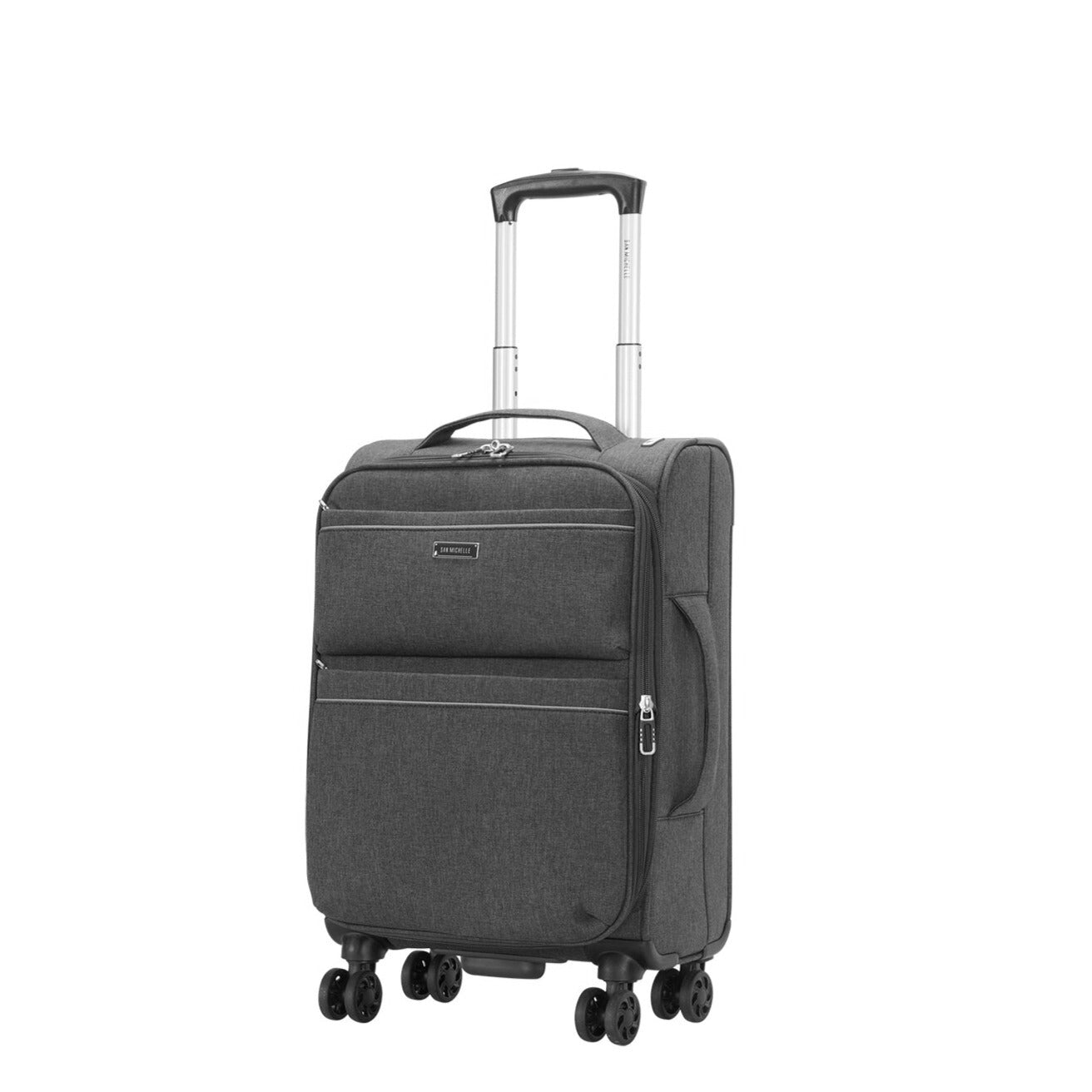 San Michelle Denim Carrier 55cm Suitcase - Blue