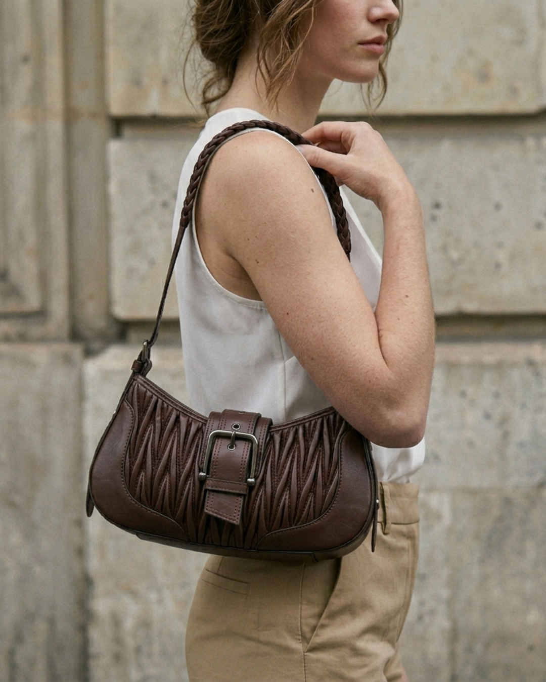 Sigrid Shoulder Bag - Coffee