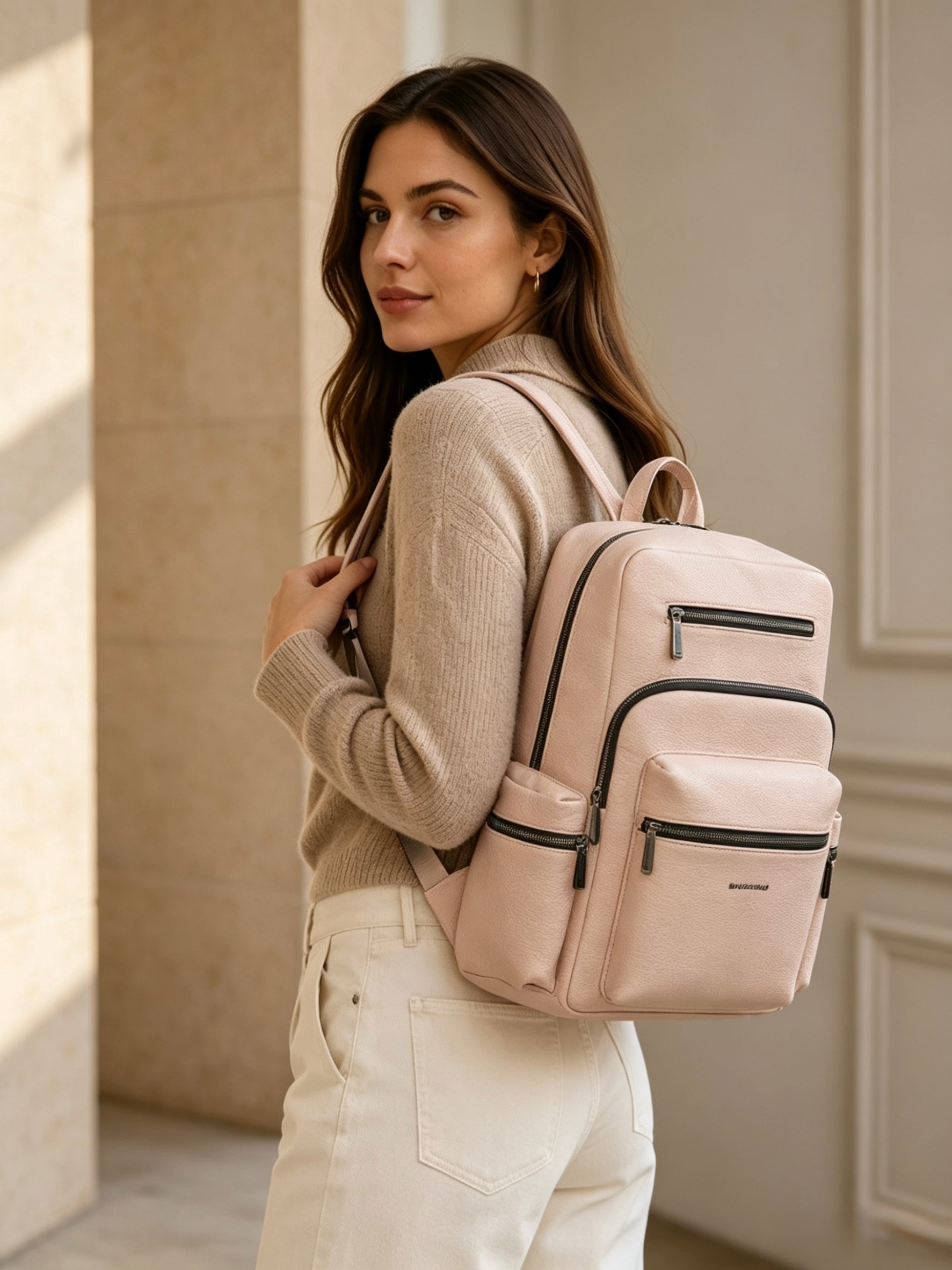 Gab Backpack - Pale Apricot