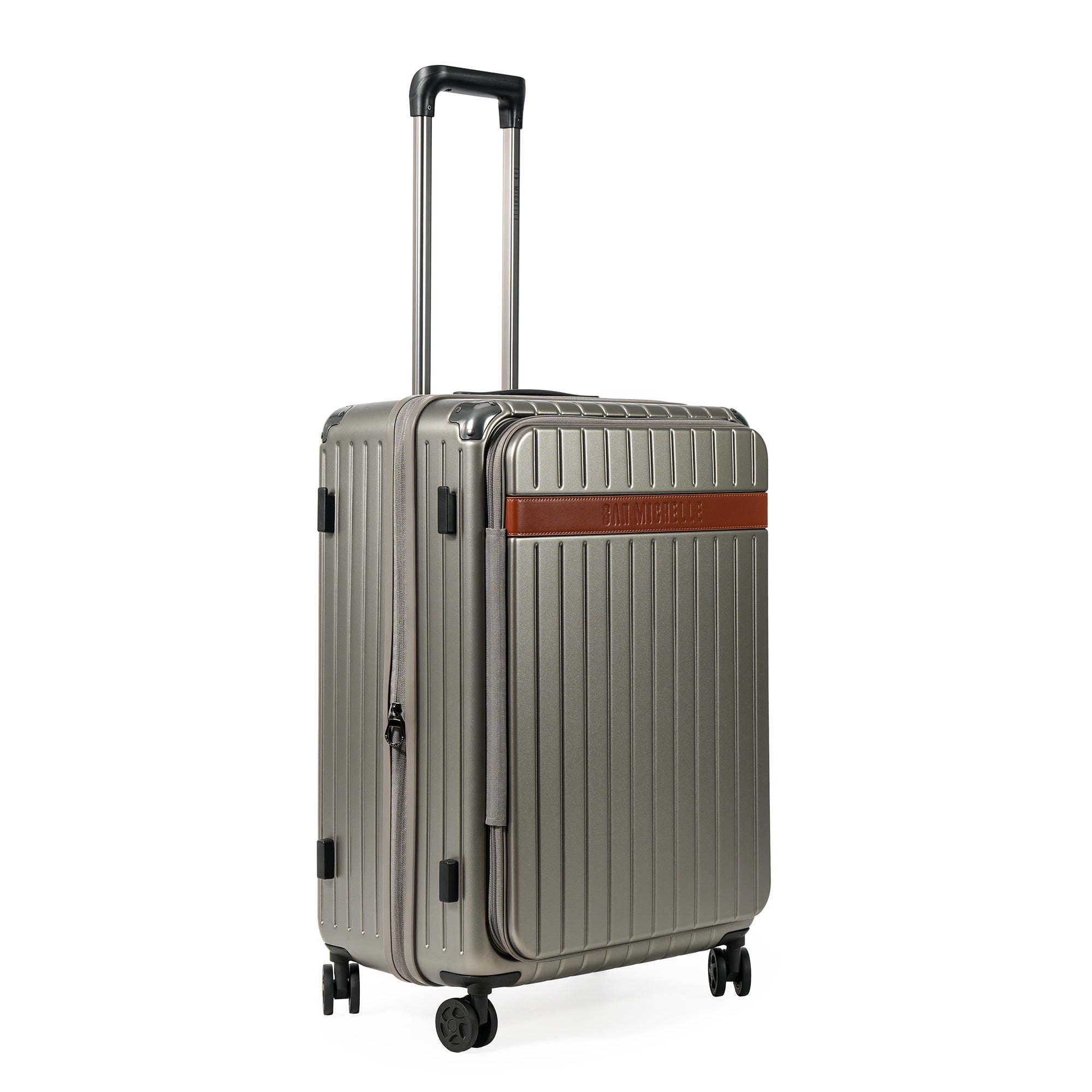 San Michelle Wayfarer Front-Open Suitcase 67cm - Champagne