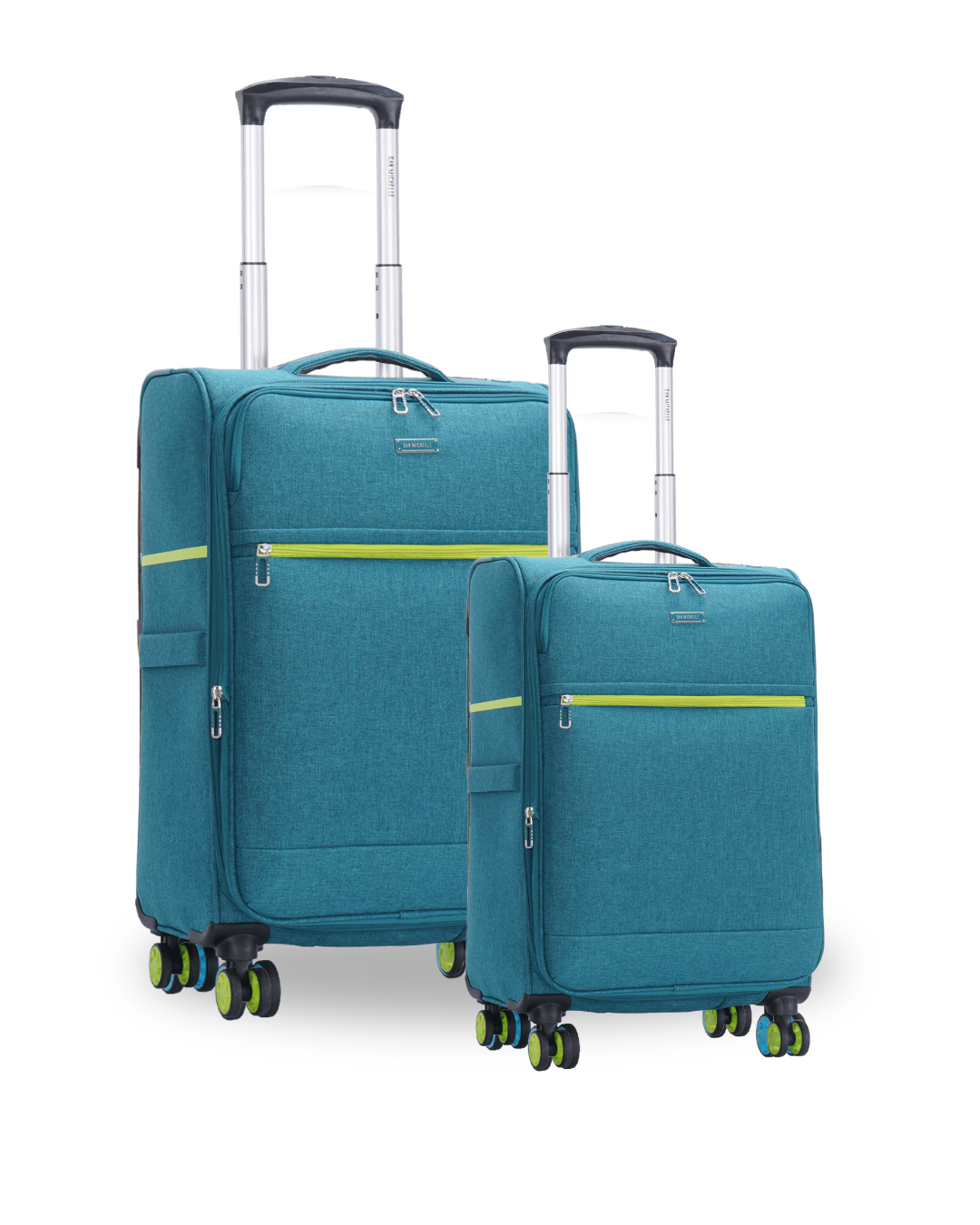 San Michelle Denim Voyager 68cm and 55cm Set - Green