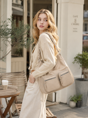 Audrey Hobo Bag - Camel