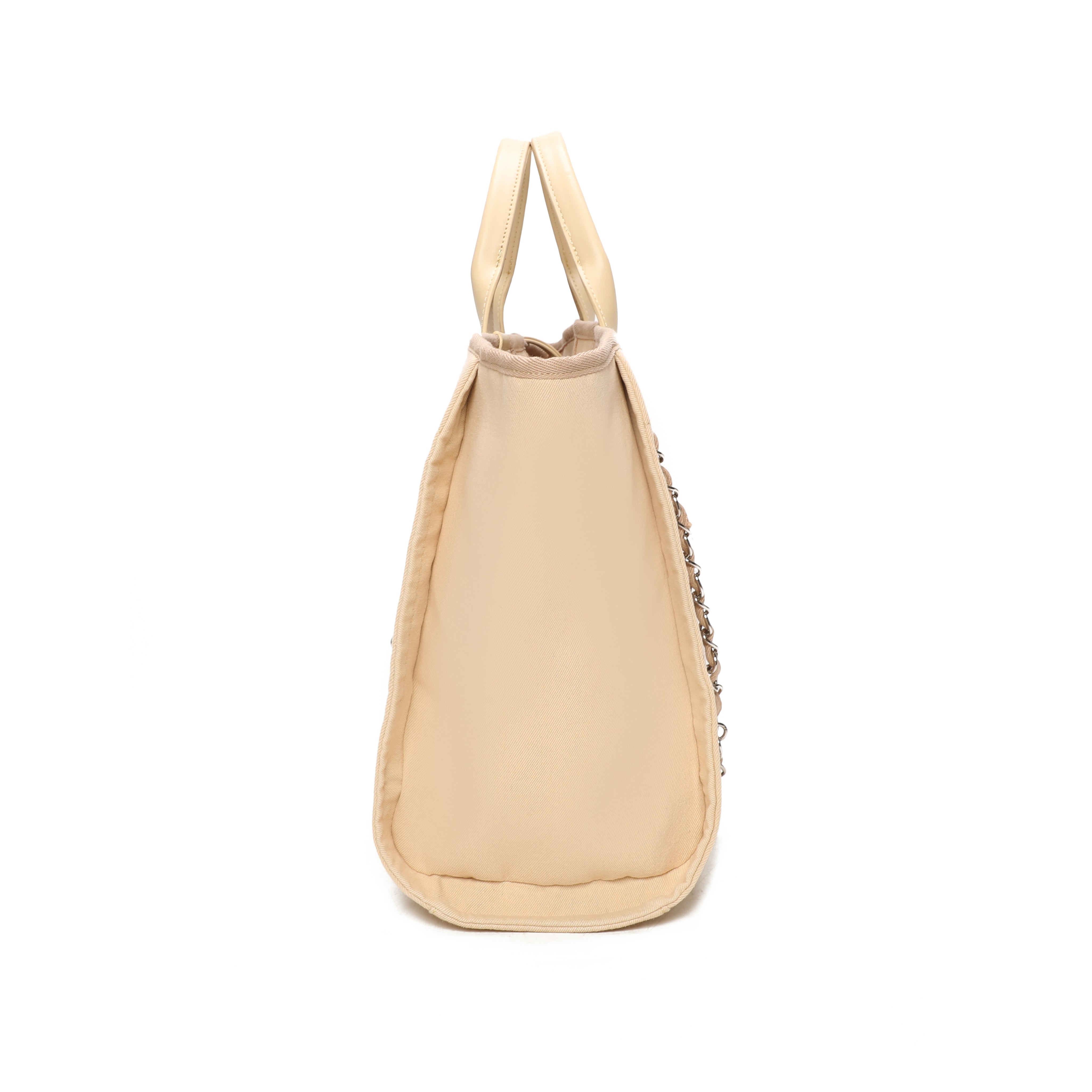 Sasha Canvas Tote Bag - Light Camel