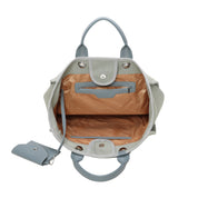 Sasha Canvas Tote Bag - Light Blue