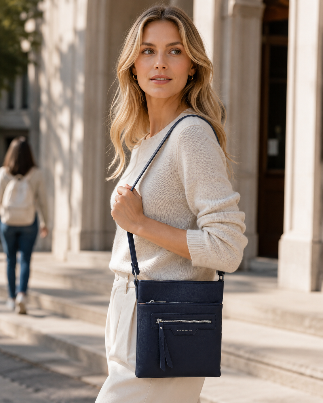 Jasmine Crossbody Bag - Navy