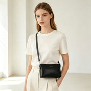 Brook Leather Crossbody Bag - Black