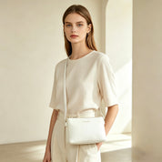 Brook Leather Crossbody Bag - Cream