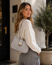 Blaise Shoulder Bag - Grey