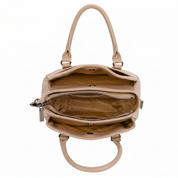 Bella Leather Day Bag - Taupe