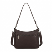Beth Leather Shoulder Bag - Coffee