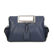 Calista Top Handle Bag - Navy