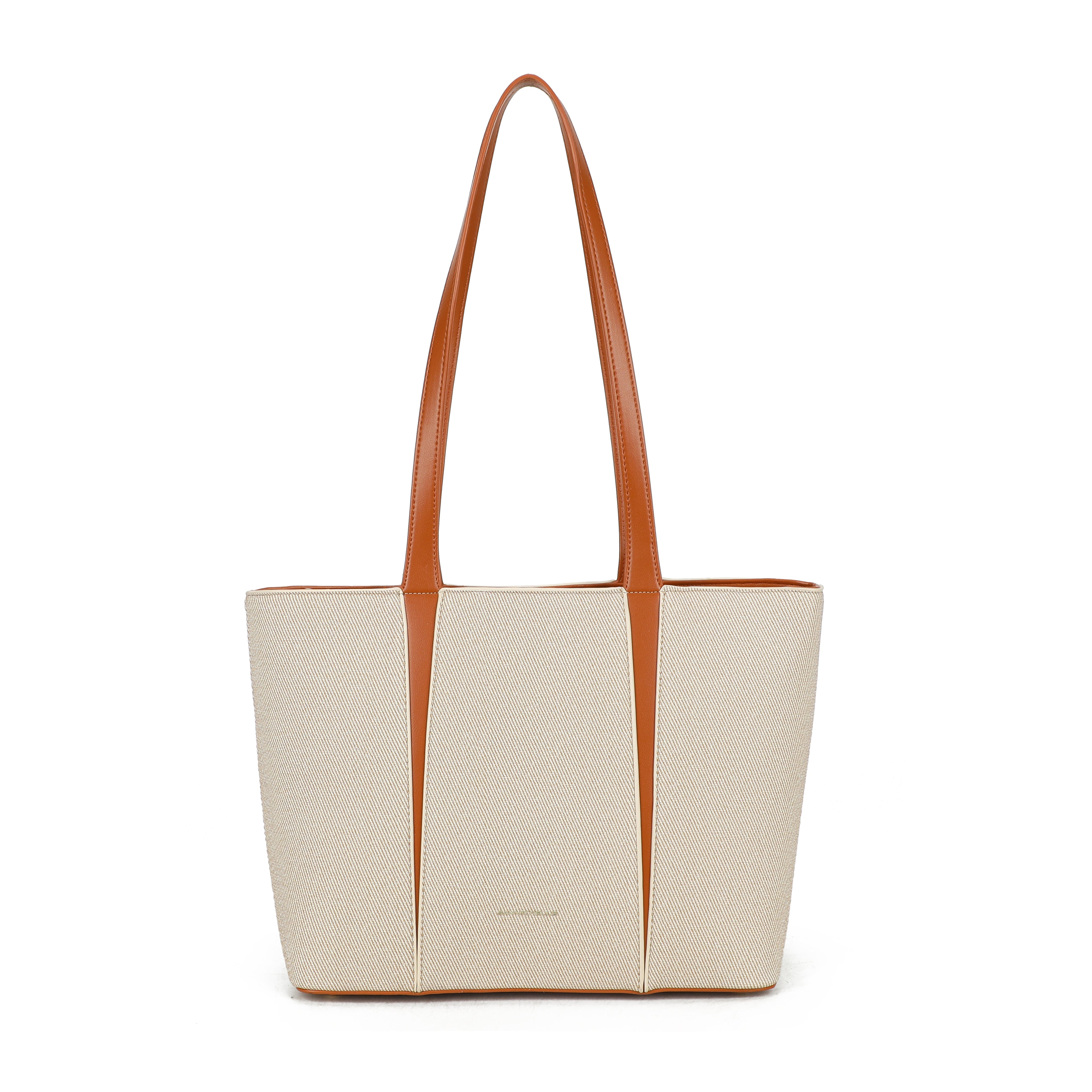 Capri Trapeze Tote Bag - Beige