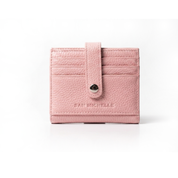 Charlie Leather Card Wallet - Light Pink