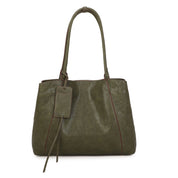 Chelsea Reversible Tote Bag - Olive Green
