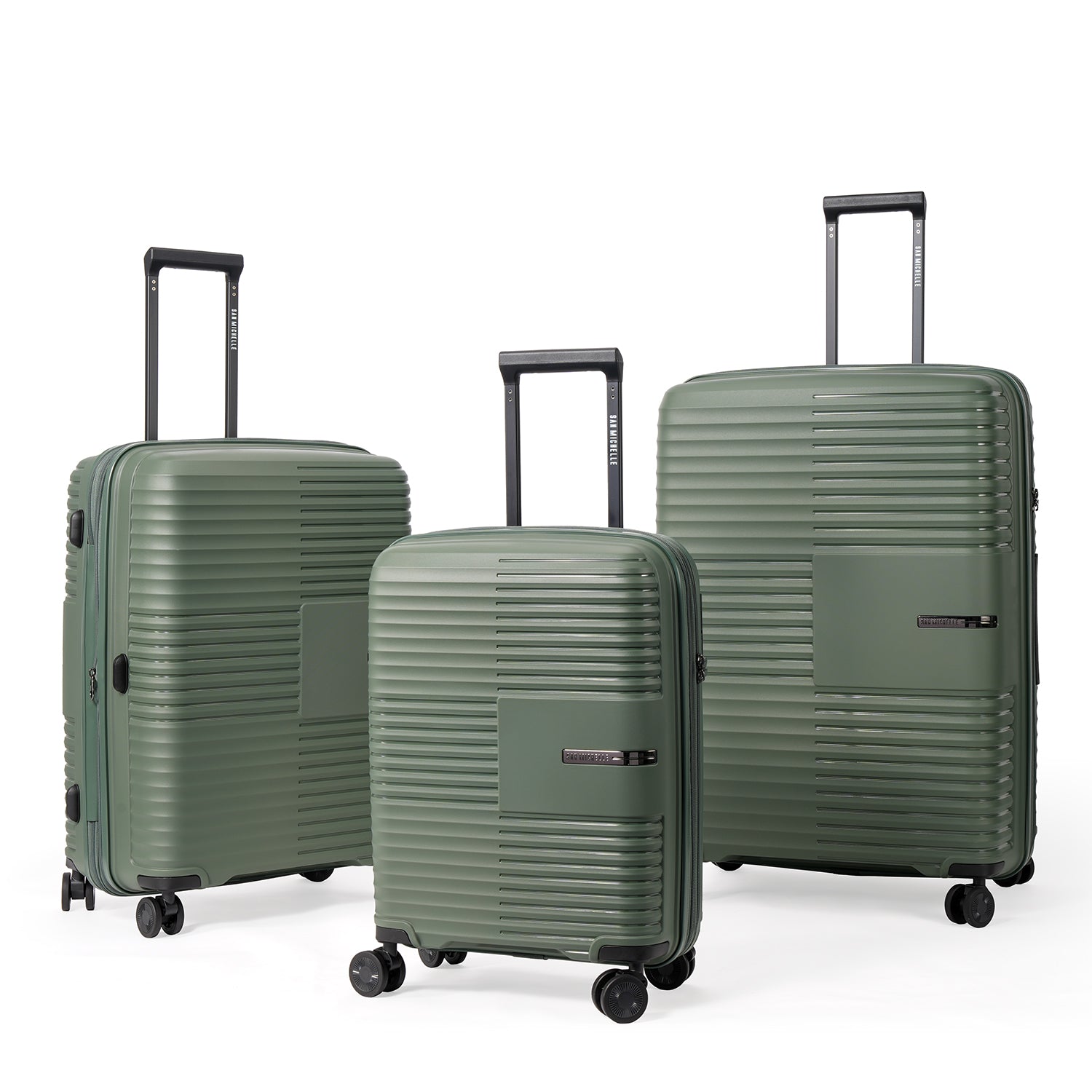 San Michelle AeroGlide 55cm Suitcase - Green