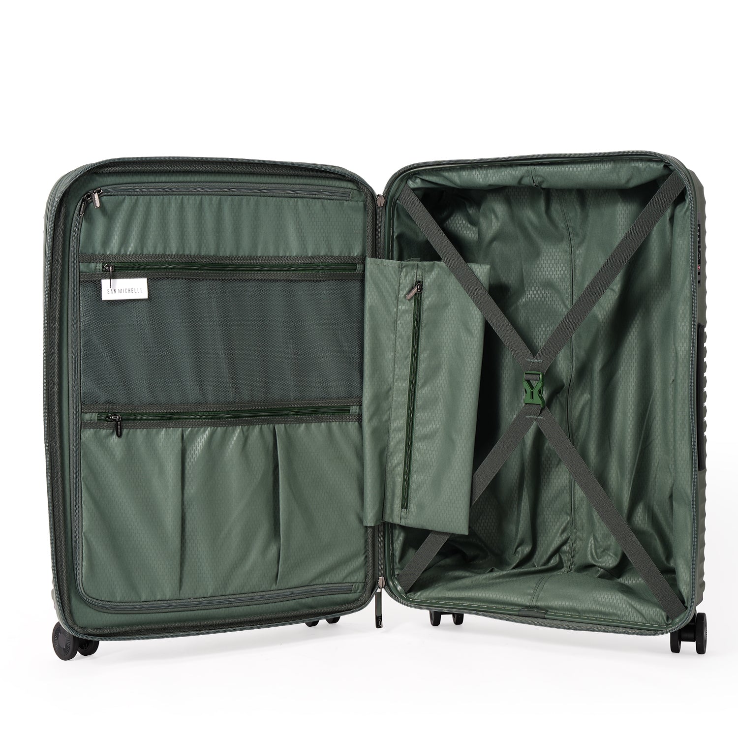 San Michelle AeroGlide 77cm Suitcase - Green