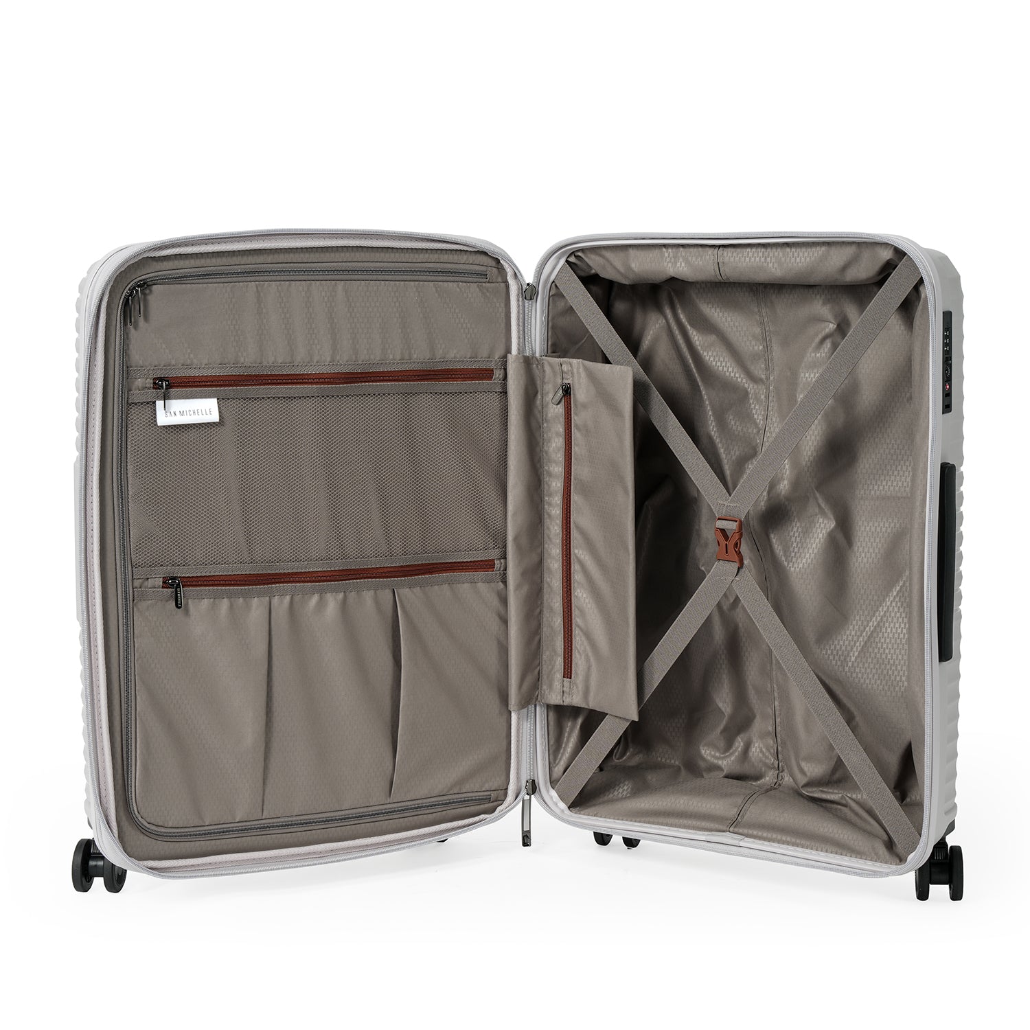 San Michelle AeroGlide 77cm Suitcase - Grey