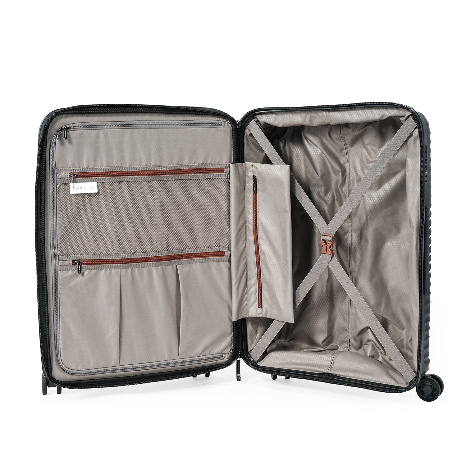 San Michelle AeroGlide 77cm Suitcase - Black