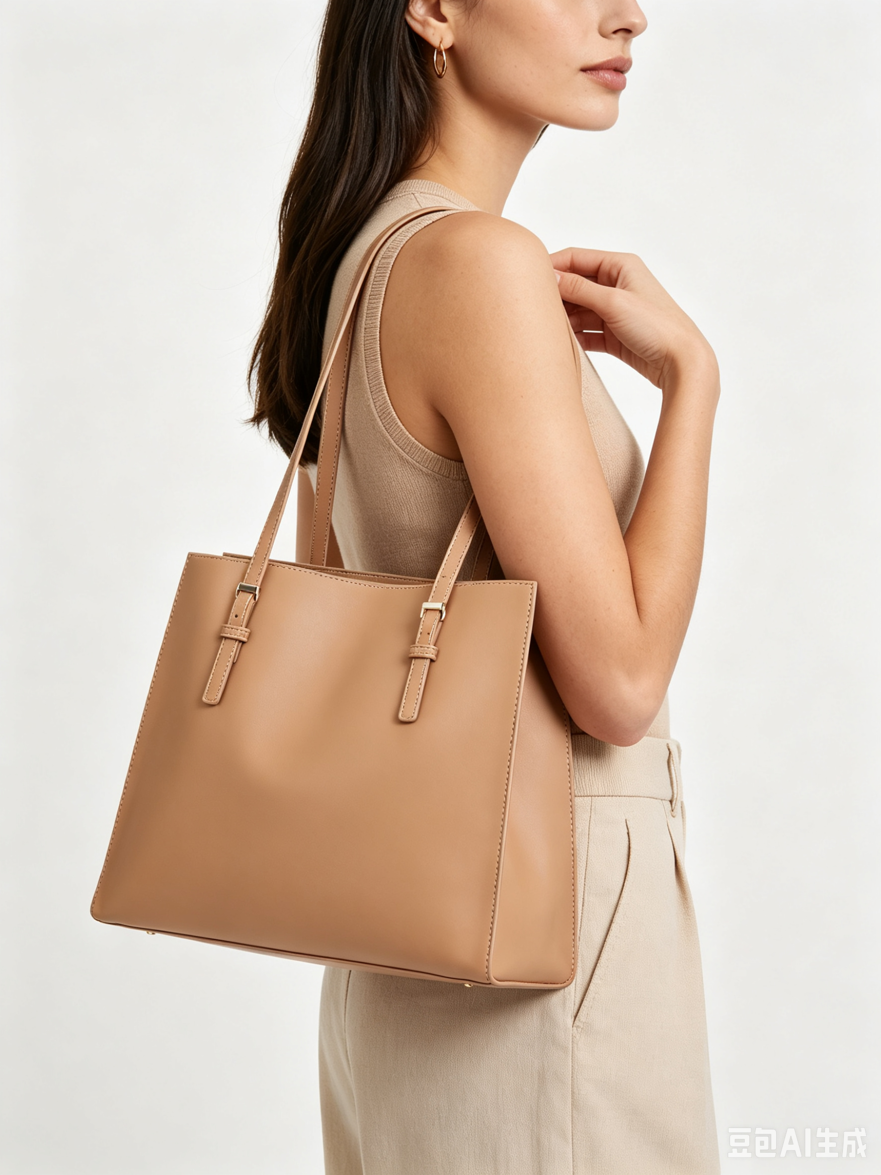 Brenda Tote Bag - Camel