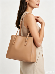 Brenda Tote Bag - Camel