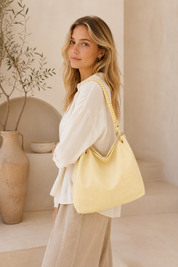 Daya Hobo Bag - Pale Yellow