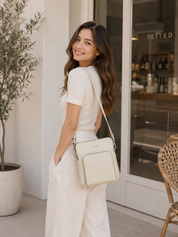 Jade Crossbody Bag - Beige