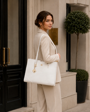 Emma Tote Bag - White