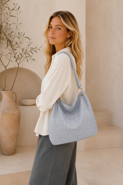 Daya Hobo Bag - Pale Blue