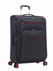 San Michelle Denim Traveller 77cm Suitcase - Dark Grey