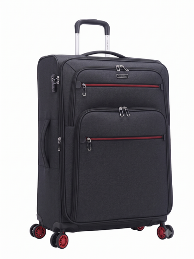 San Michelle Denim Traveller 77cm Suitcase - Dark Grey