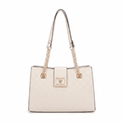 Sofia Chained Tote Bag - Beige