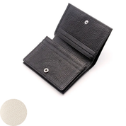 Jill Small Leather Wallet - Beige