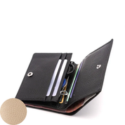 Jill Small Leather Wallet - Camel