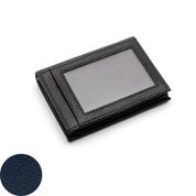 Jill Small Leather Wallet - Navy