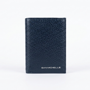Jill Small Leather Wallet - Navy