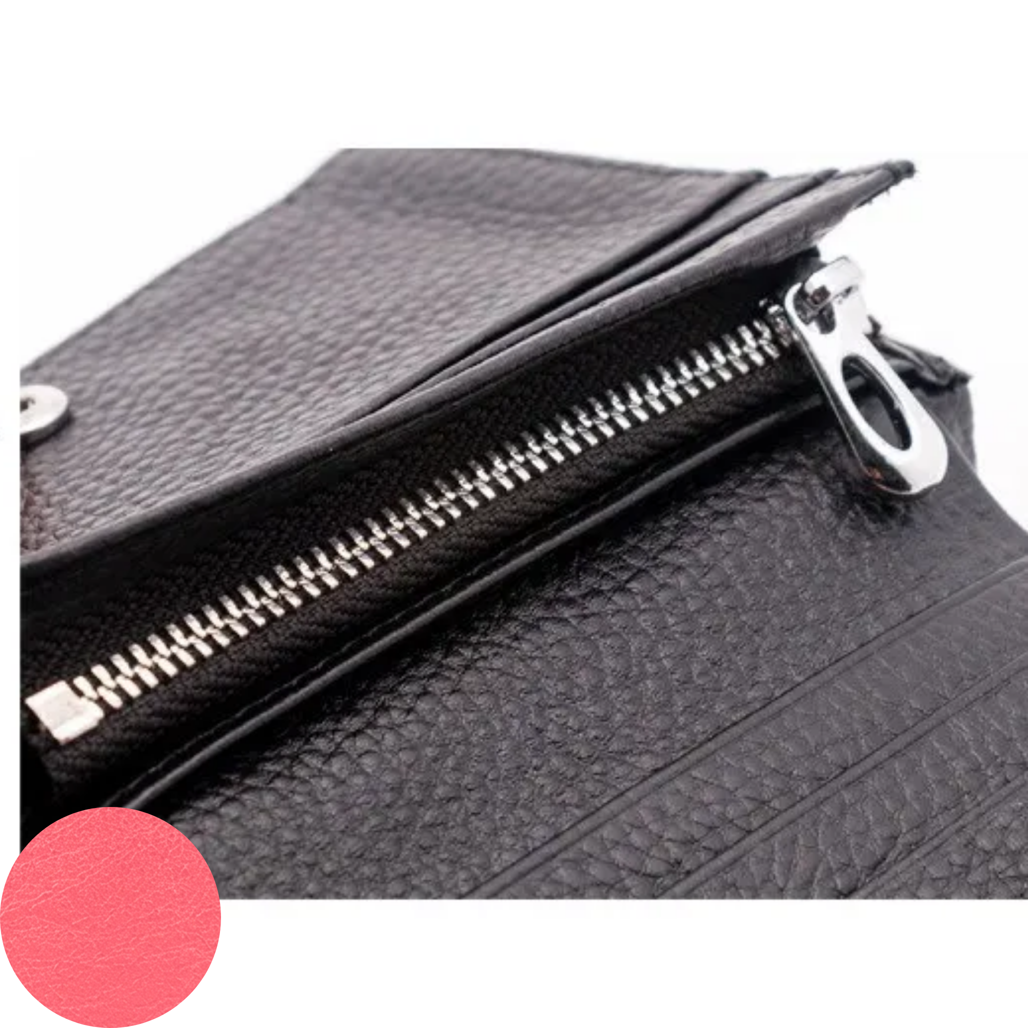 Jill Small Leather Wallet - Watermelon