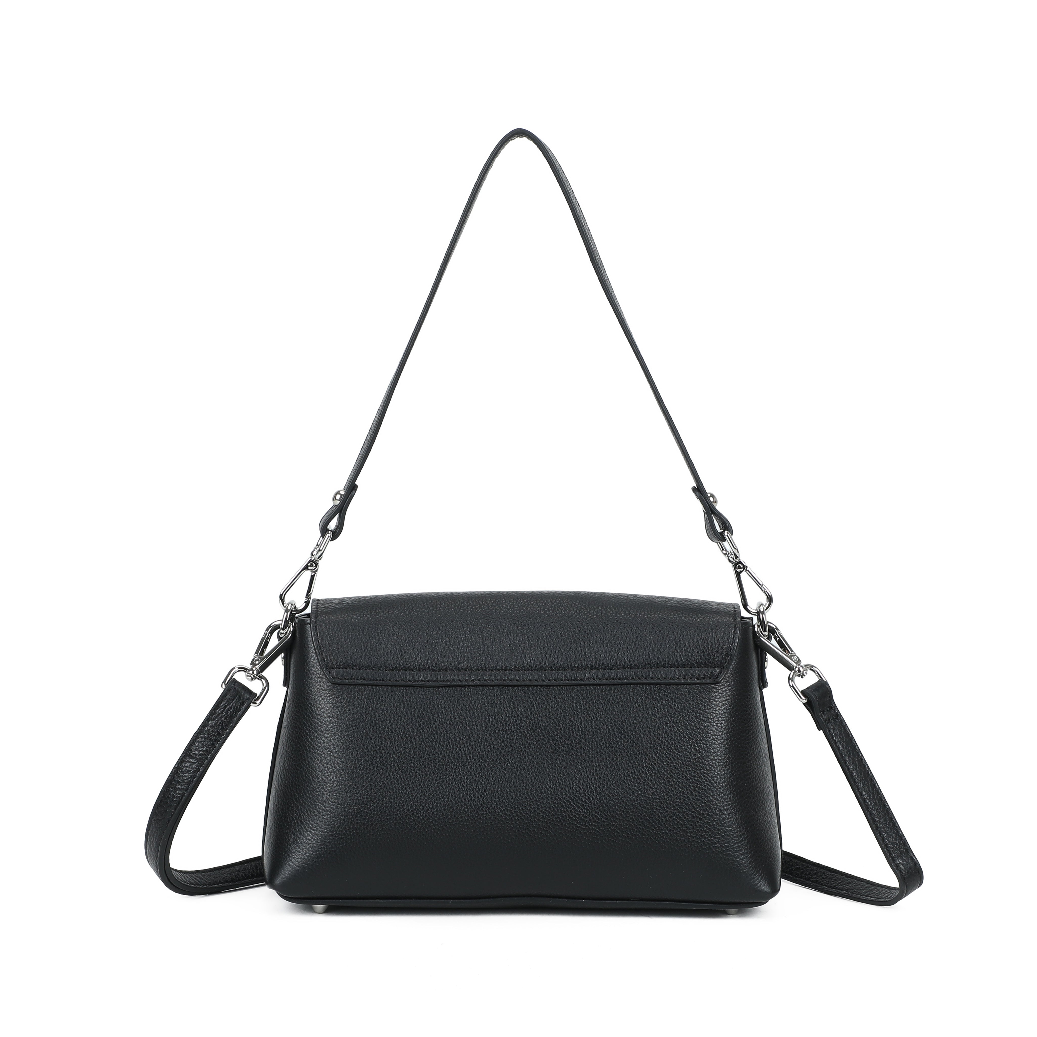 Clara Leather Crossbody Bag Black – San Michelle Bags