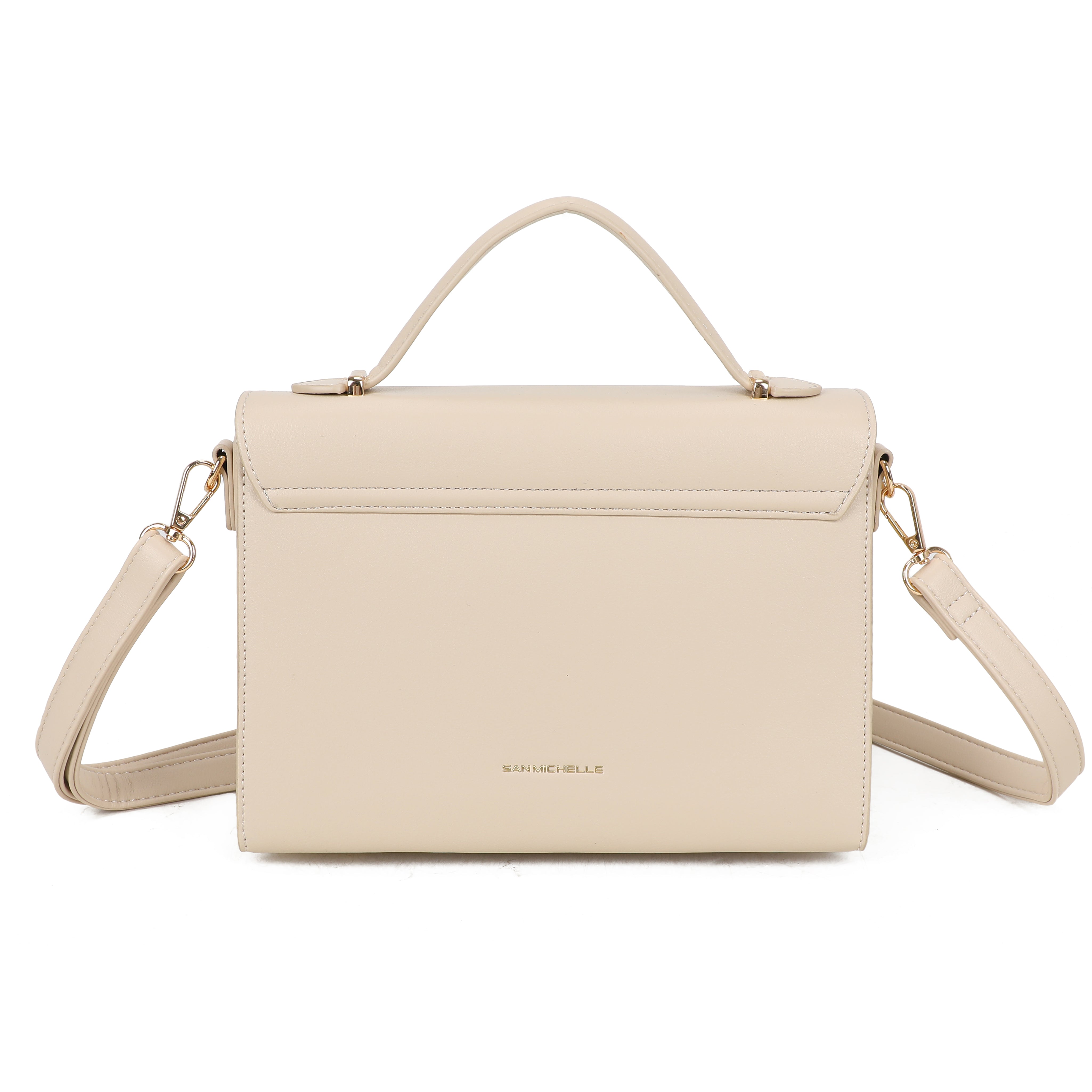 Collins Messenger Bag - Cream