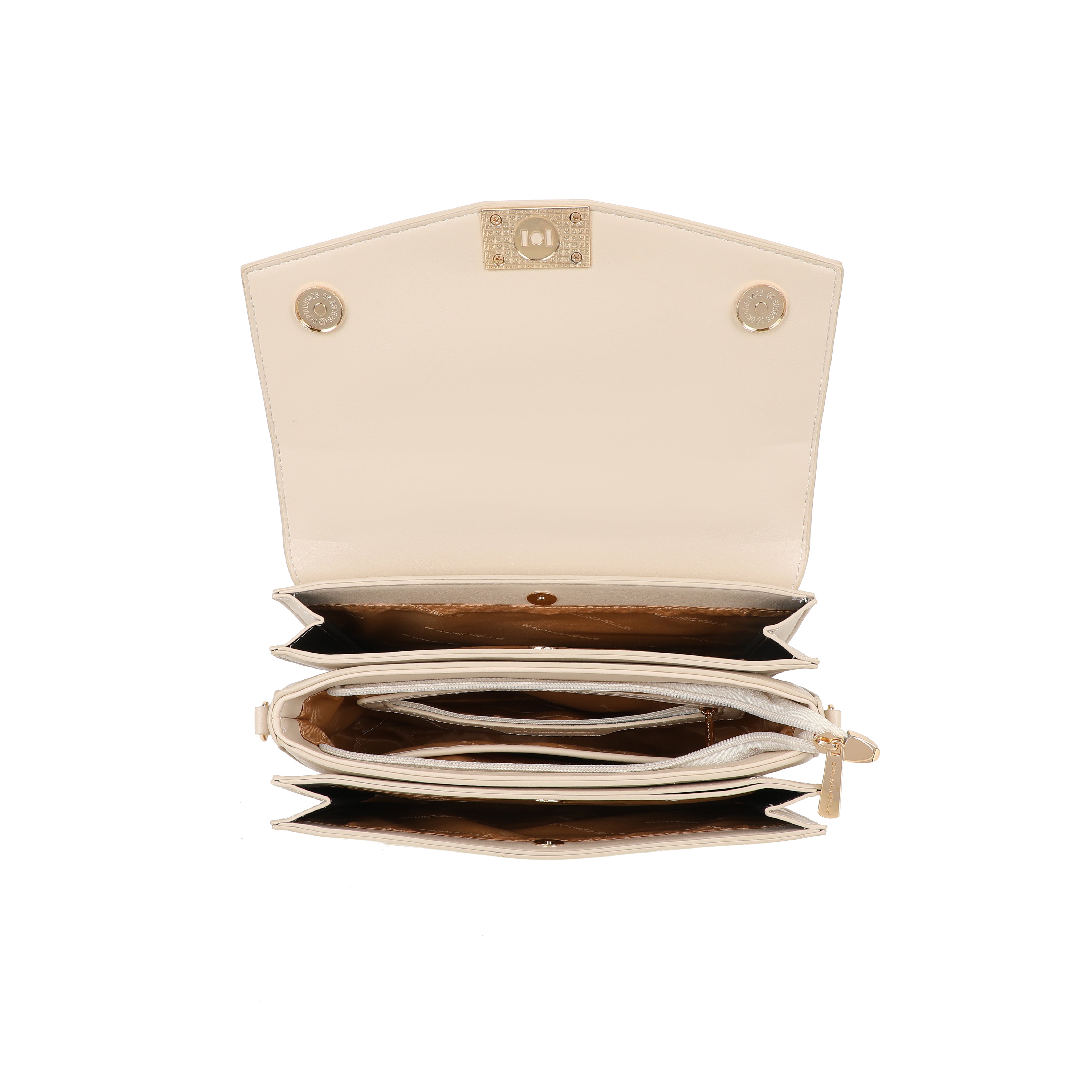 Collins Messenger Bag - Cream