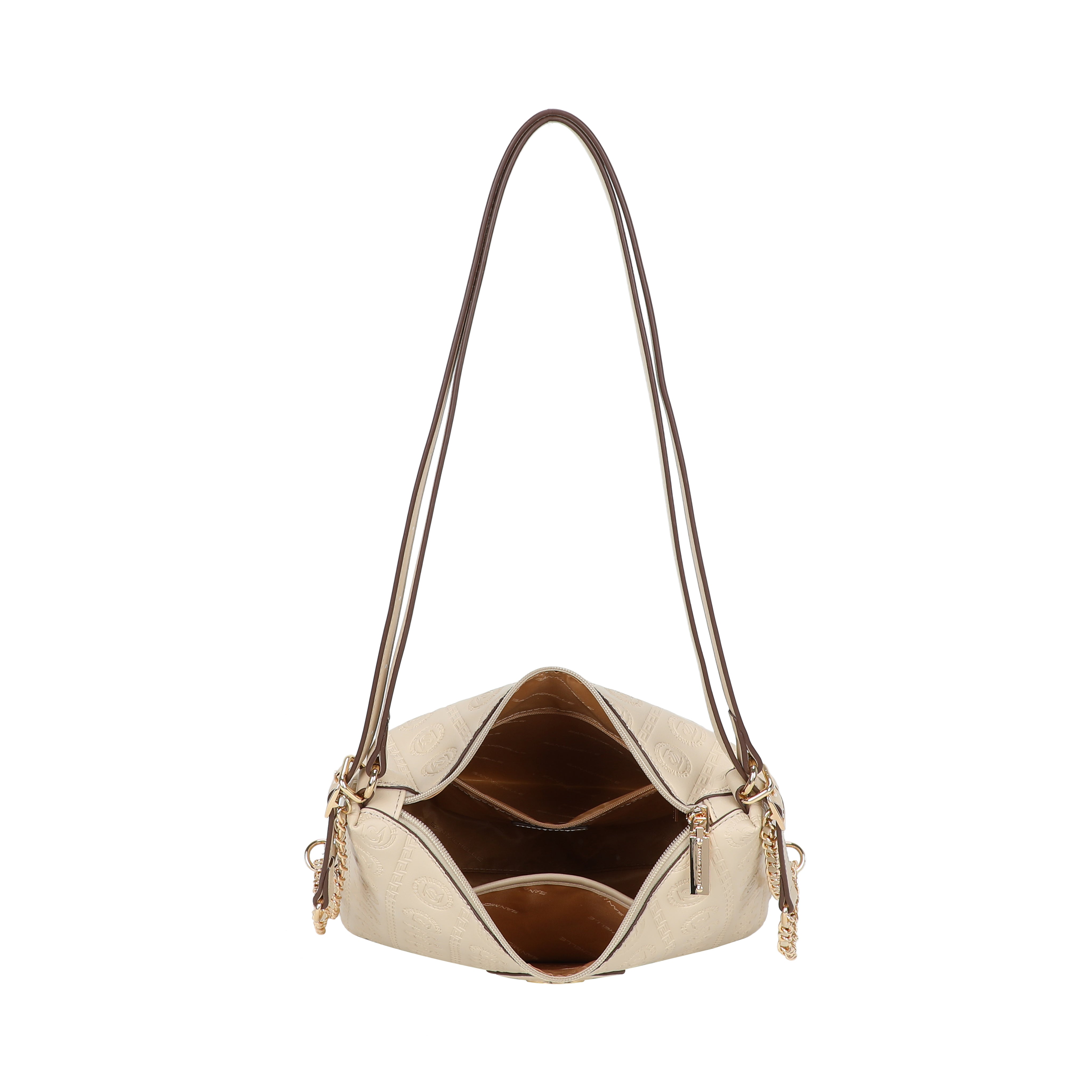 Nora Two-Way Hobo Bag - Pale Apricot