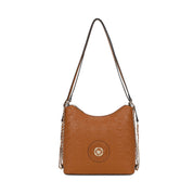 Nora Two-Way Hobo Bag - Brown