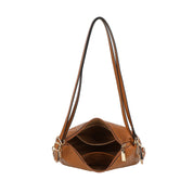 Nora Two-Way Hobo Bag - Brown