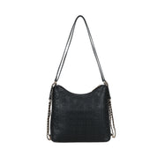 Nora Two-Way Hobo Bag - Black