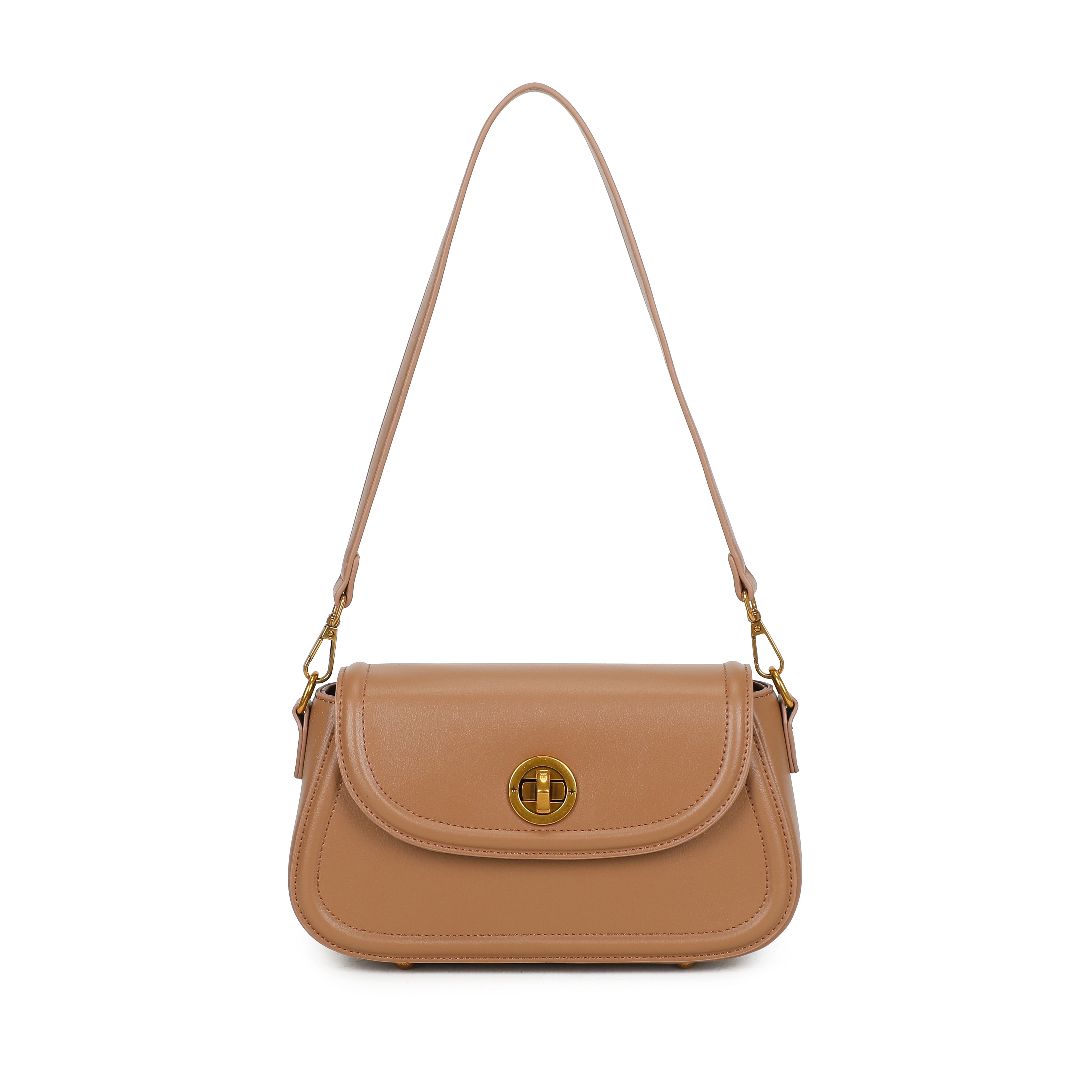 Marion Baguette Bag - Camel