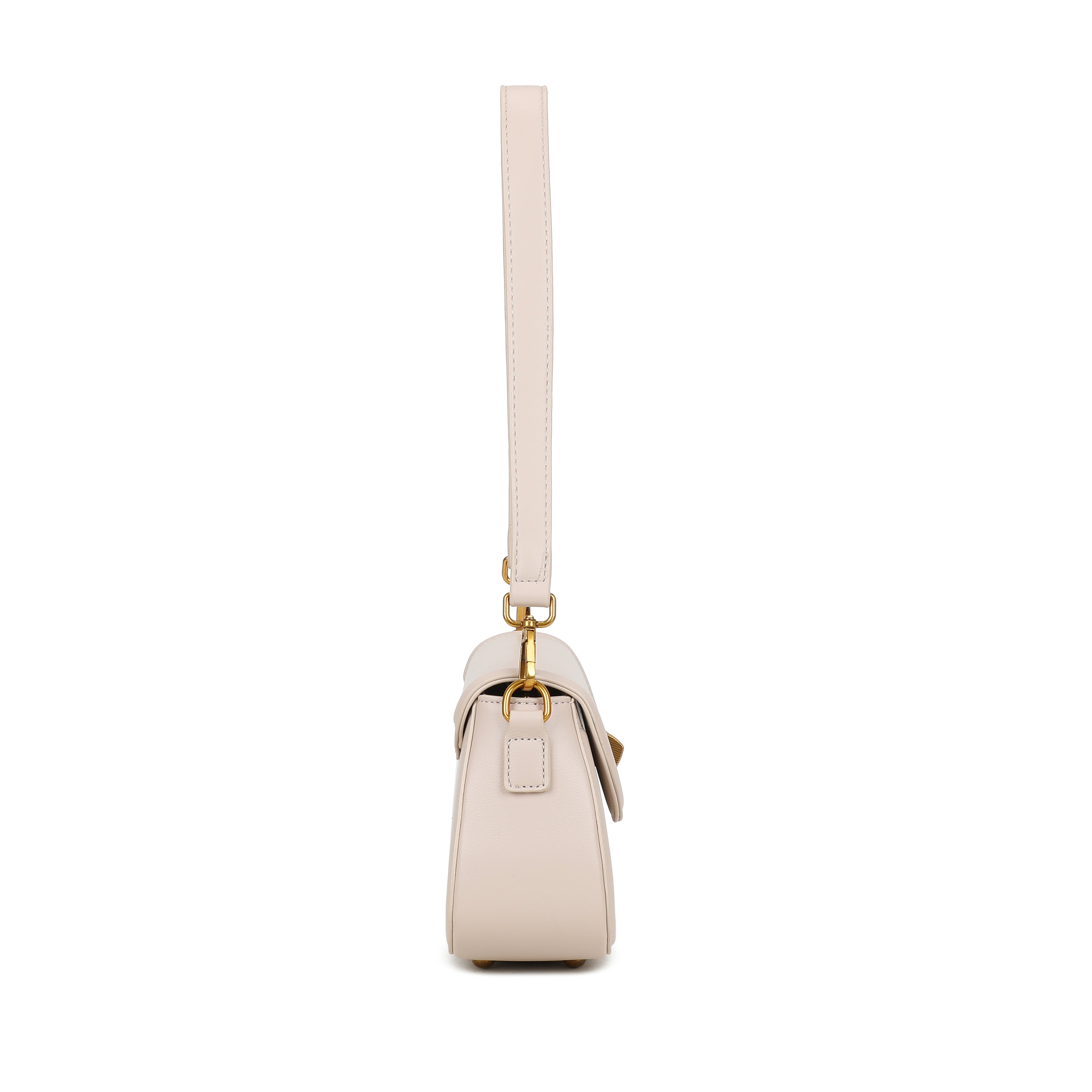 Marion Baguette Bag - Beige