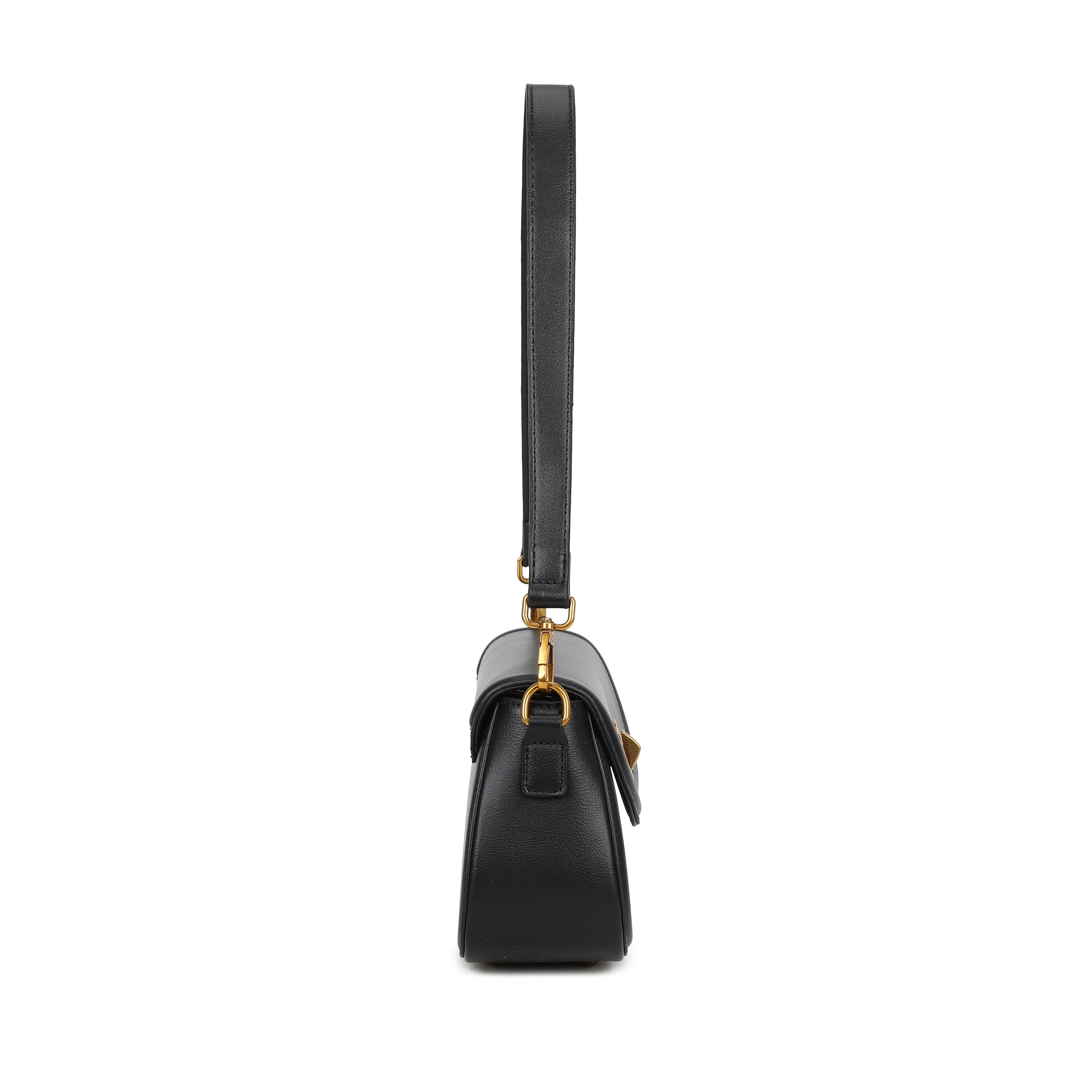 Marion Baguette Bag - Black