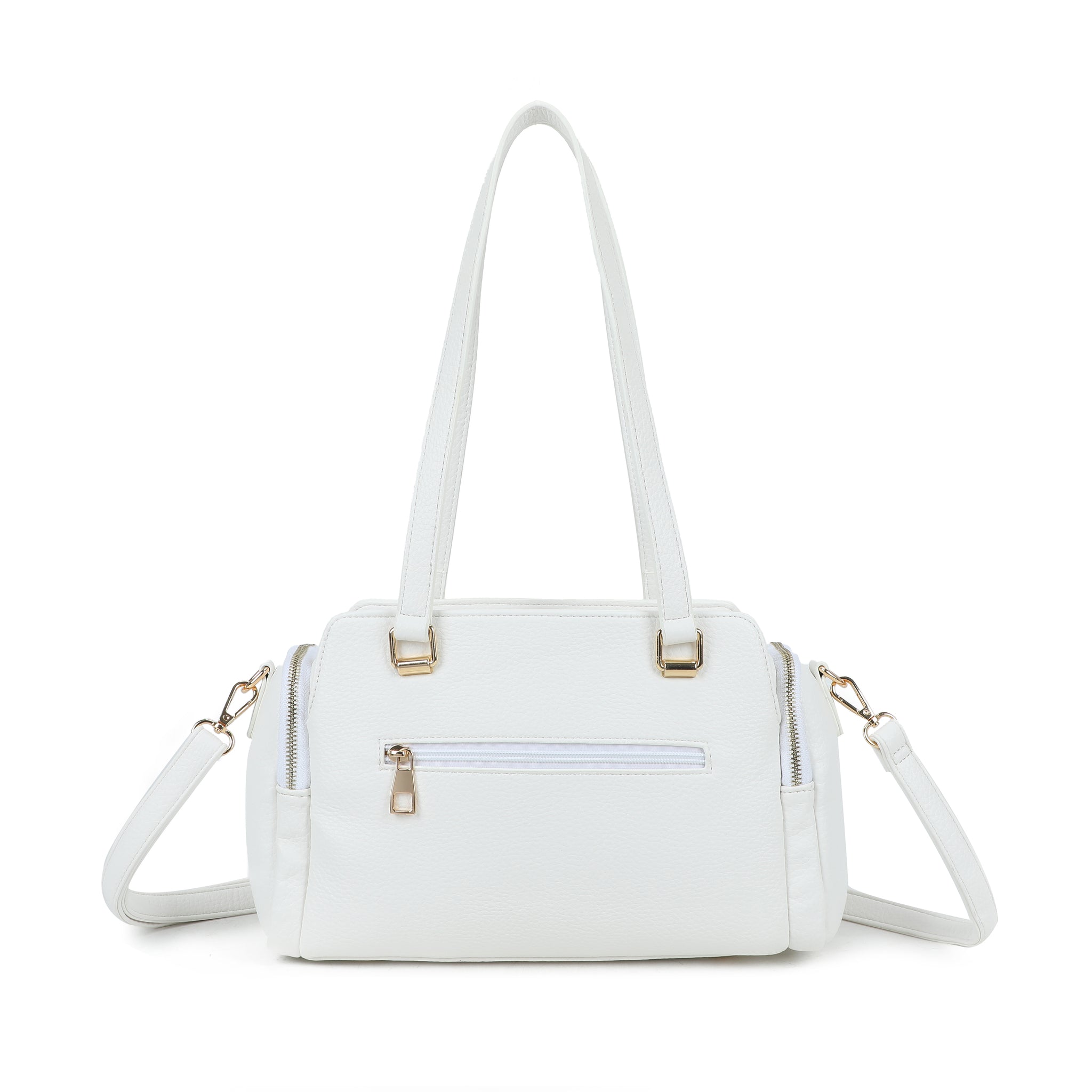 Elena Shoulder Bag White – San Michelle Bags - Main Image
