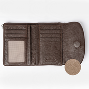 Margaret Medium Leather Wallet - Camel