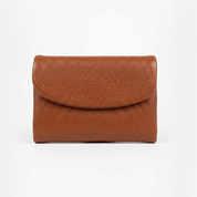 Margaret Medium Leather Wallet - Brown
