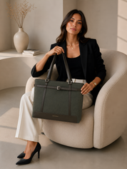 Alessia Tote Bag - Olive Green